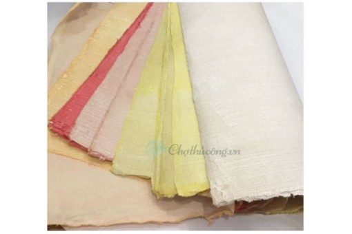 Giấy điệp truyền thống Việt Nam nhiều màu, giấy tự nhiên